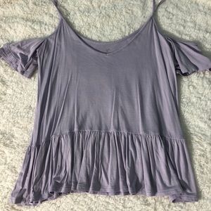 AMERICAN EAGLE OPEN SHOULDER TOP